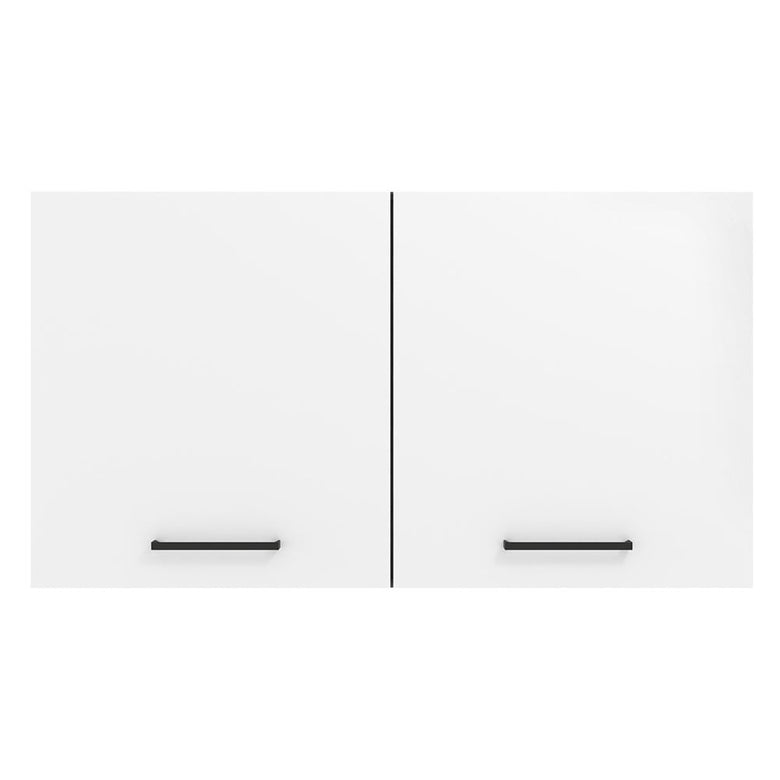 Armário Aéreo Madesa Agata 120 cm 2 Portas Branco