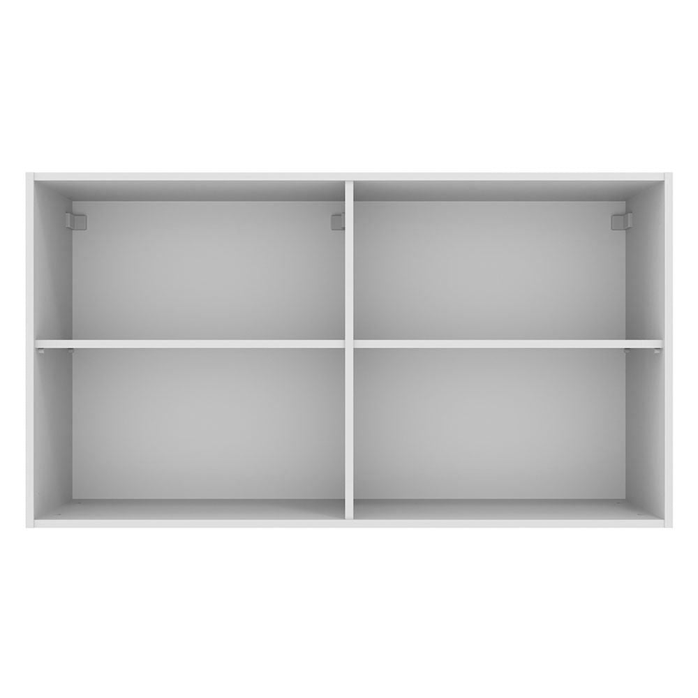 Armário Aéreo Madesa Agata 120 cm 2 Portas Branco