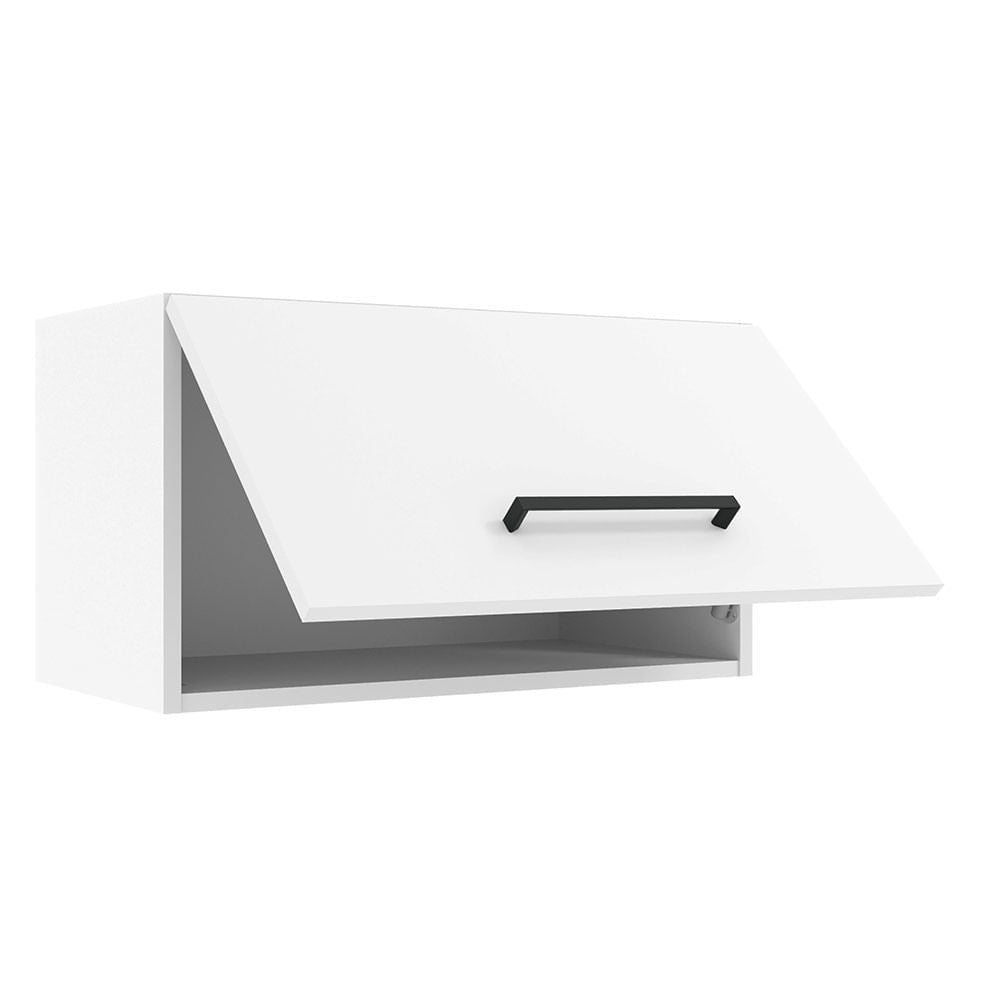 Armário Aéreo Madesa Agata 60 cm 1 Porta Basculante Branco