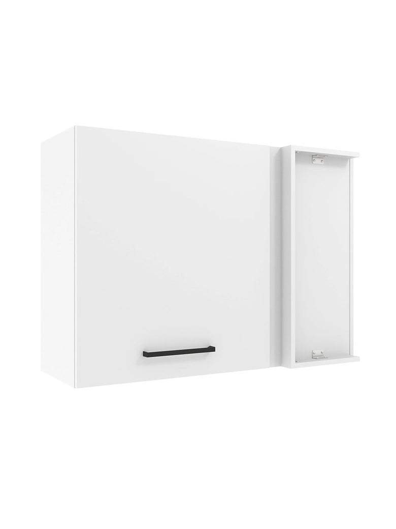 Armário Aéreo de Canto Madesa Agata 1 Porta - Branco