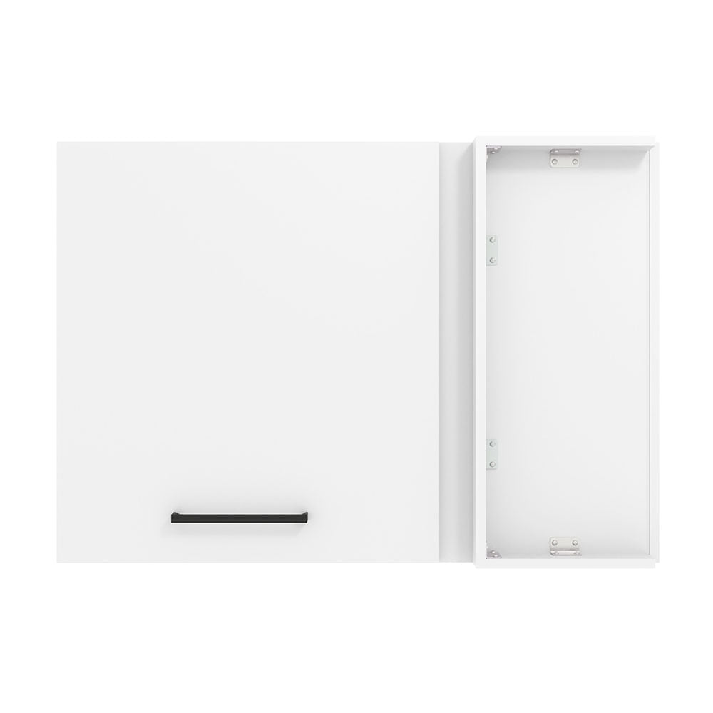 Armário Aéreo de Canto Madesa Agata 1 Porta - Branco