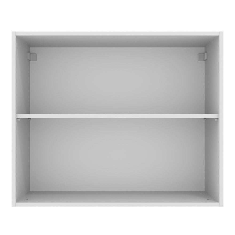 Armário Aéreo Madesa Agata 80 cm 2 Portas Branco