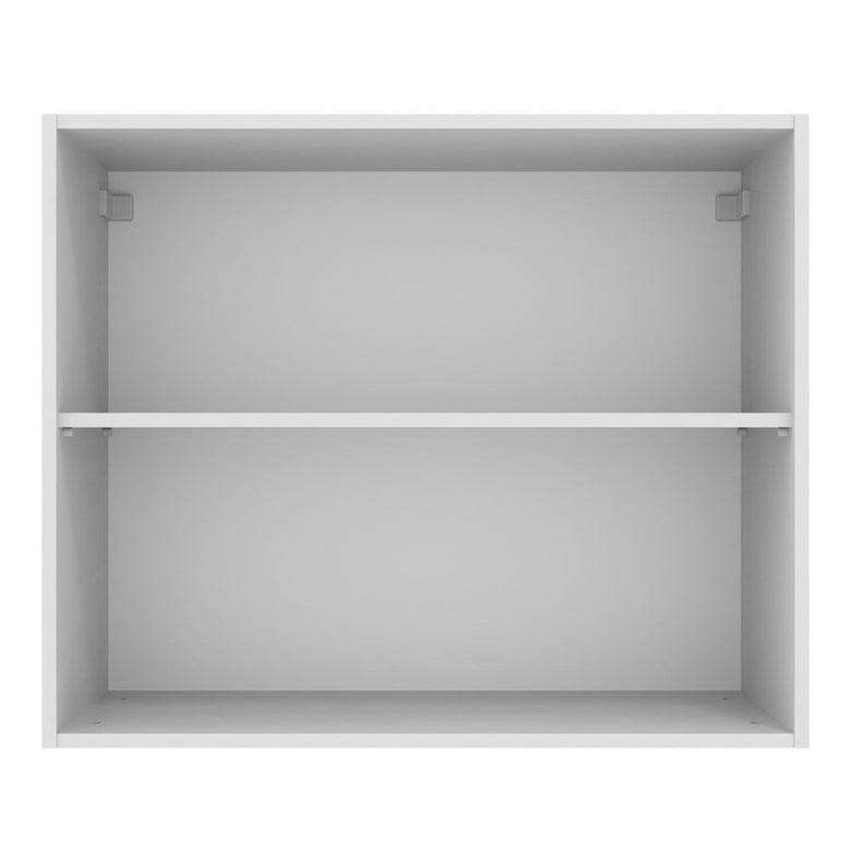 Armário Aéreo Madesa Agata 80 cm 2 Portas Branco