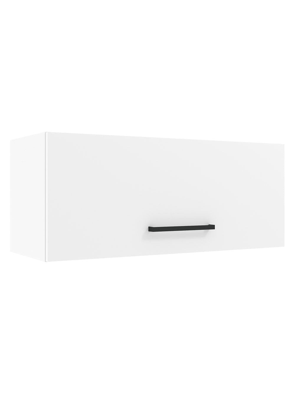 Armário Aéreo Madesa Agata 80 cm 1 Porta Basculante Branco - Branco
