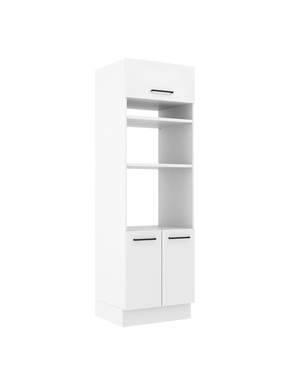 Torre Quente Madesa Agata 70 cm 3 Portas Branco - Branco