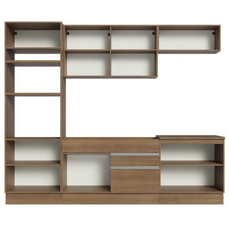 Armário de Cozinha Completa 270cm Rustic Glamy Madesa 13