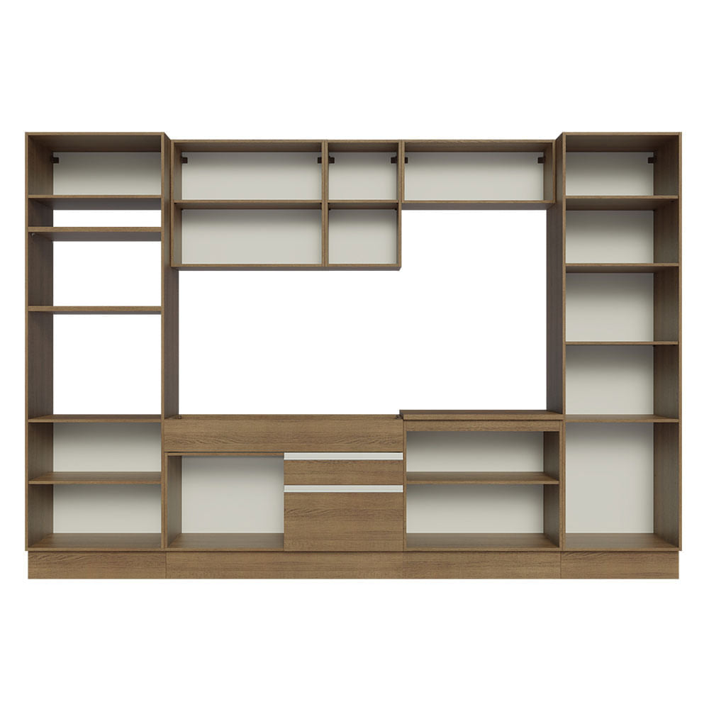 Armário de Cozinha Completa 330cm Rustic Glamy Madesa 03