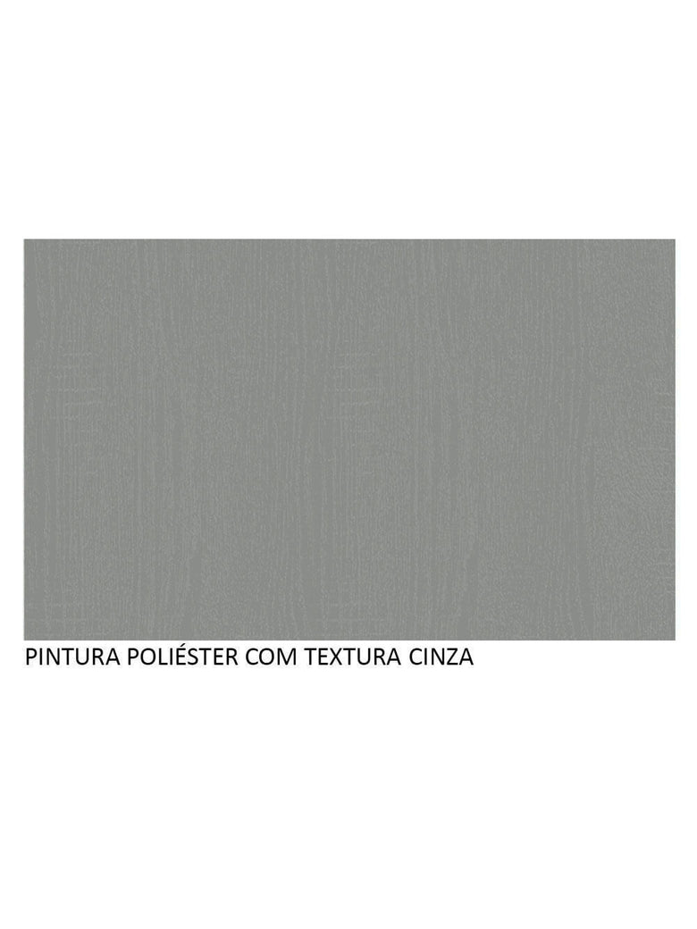 Armário Aéreo de Canto 1 Porta e Adega Cinza Nice Madesa