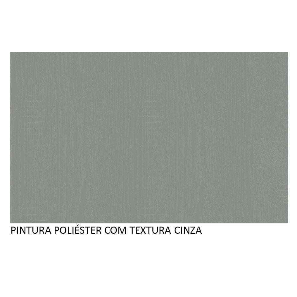 Torre Quente 60 cm 2 Portas 2 Nichos Cinza Nice Madesa