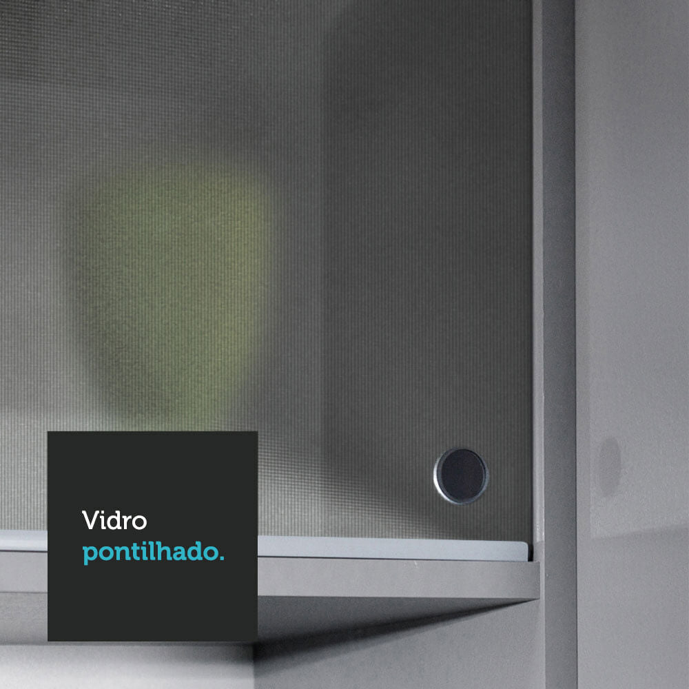 Armário de Cozinha Compacta 120cm Cinza Nice Madesa 02