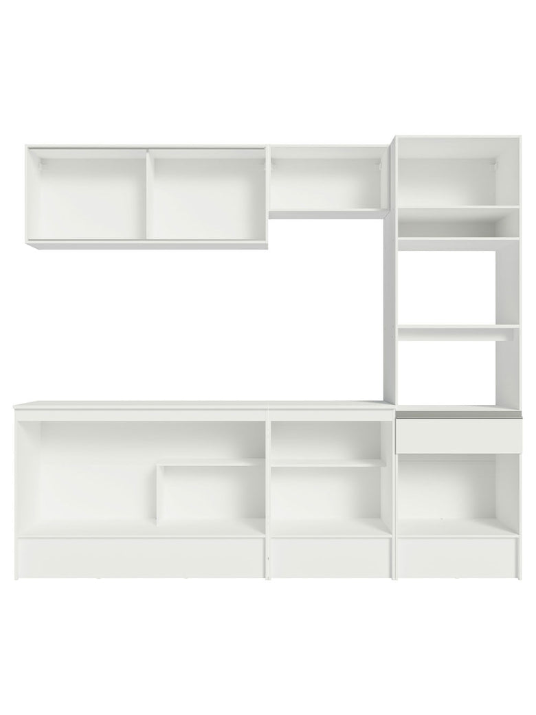 Armário de Cozinha Completa 240cm Branco Topazio Madesa 05