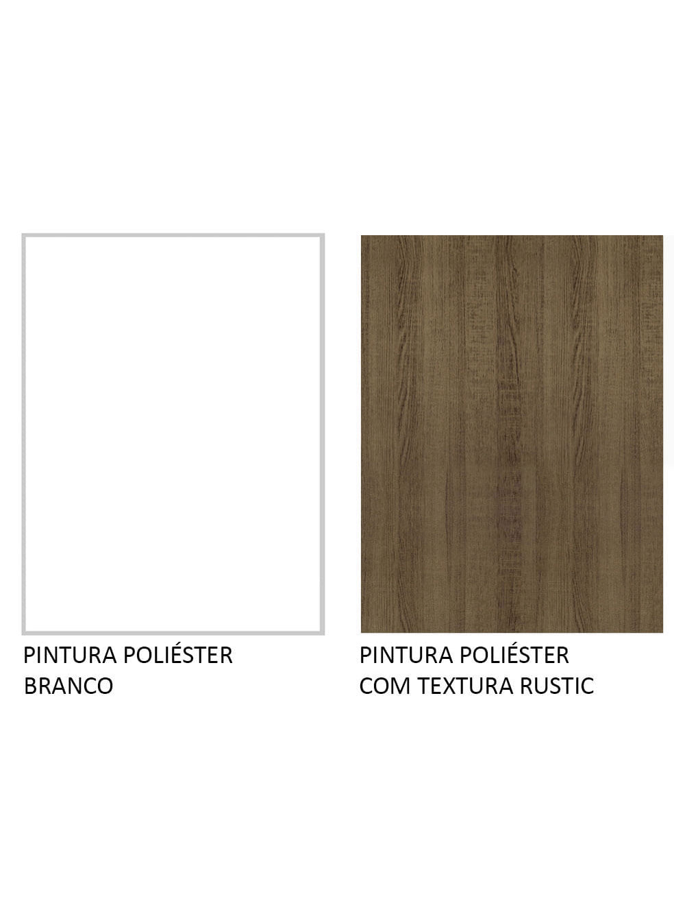 Armário de Cozinha Completa 260cm Branco/Rustic Diamante Madesa 02