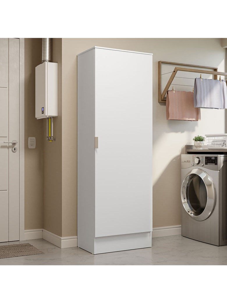 Armário Multiuso 60 cm 1 porta Branco Madesa