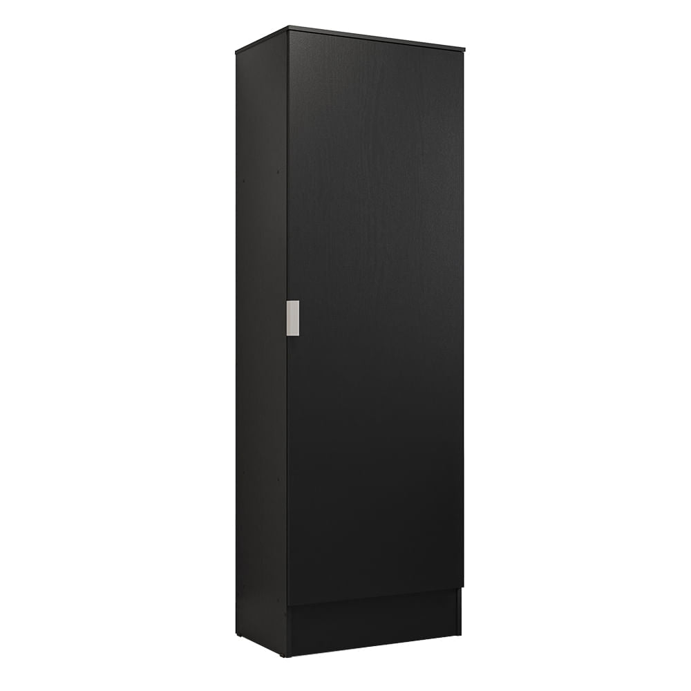 Armário Multiuso 60 cm 1 porta Preto Madesa - Preto