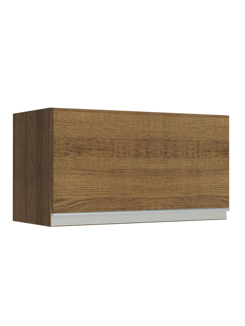 Armário Aéreo Madesa Glamy 60 cm 1 Porta Basculante Rustic