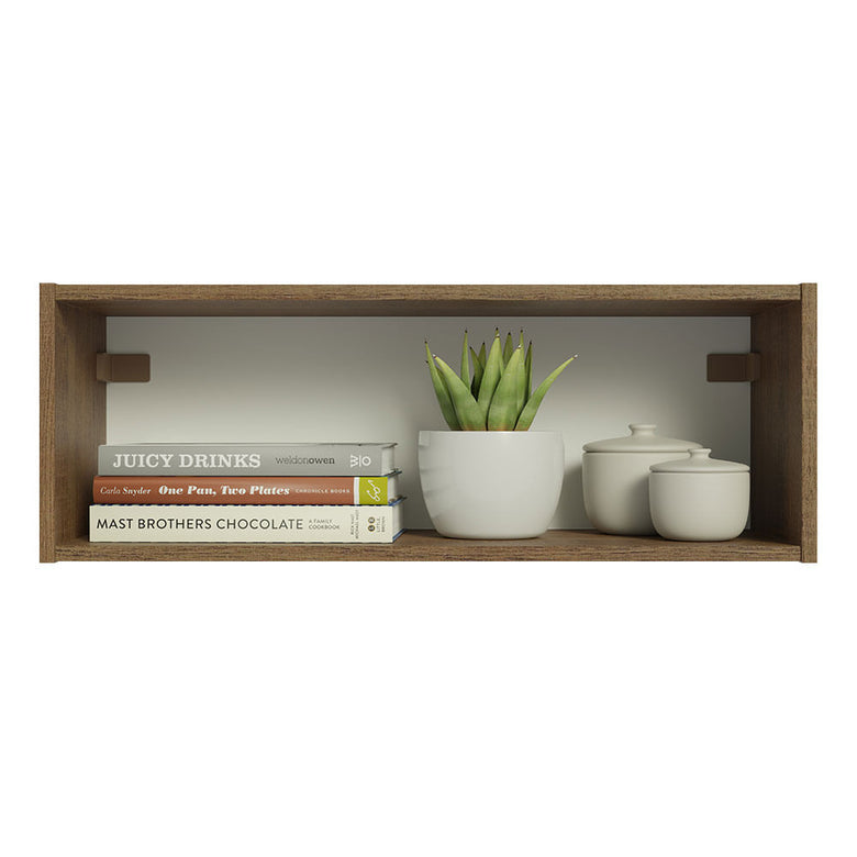 Armário Aéreo com Nicho Aberto 60cm Rustic Emilly Madesa