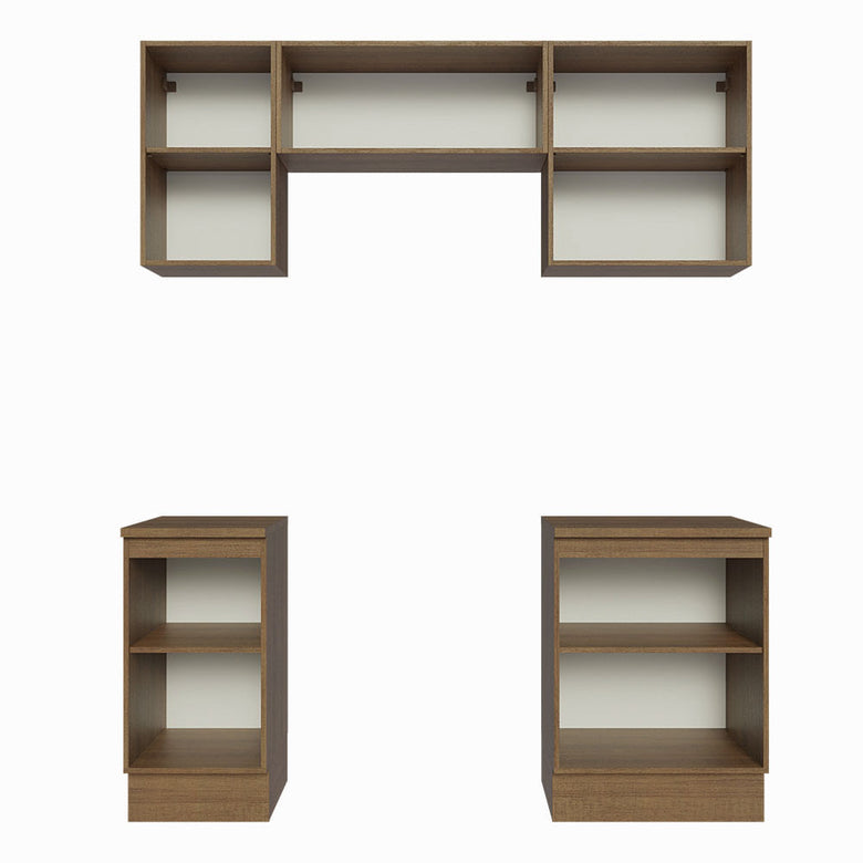 Armário de Cozinha Compacta 180cm Rustic Glamy Madesa 12