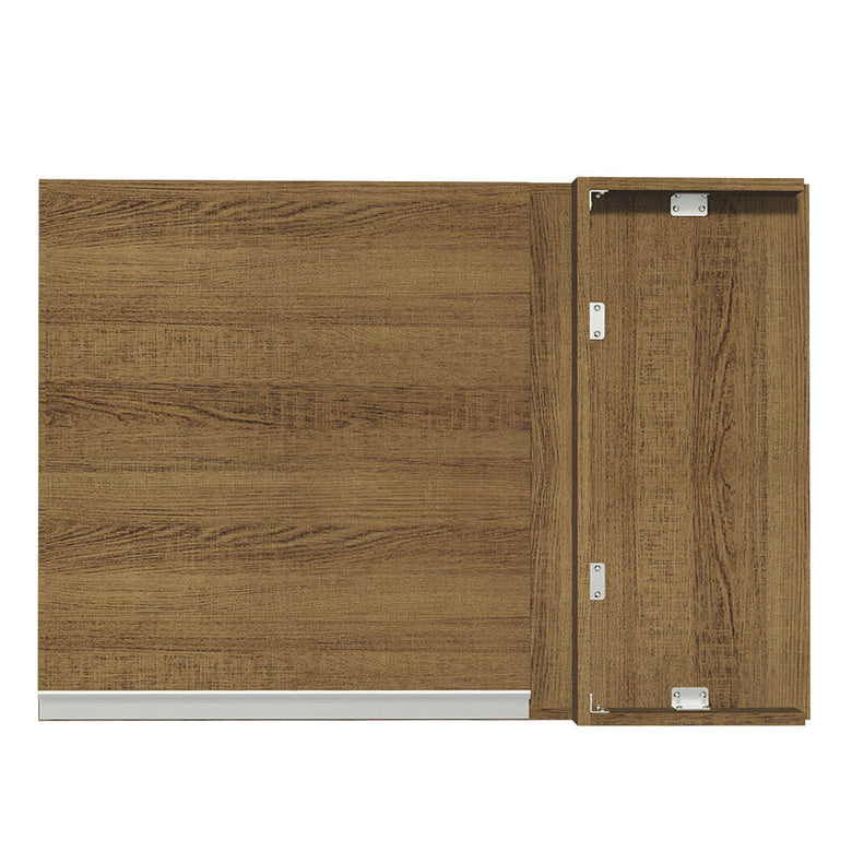 Armário Aéreo de Canto Madesa Glamy 1 Porta Rustic