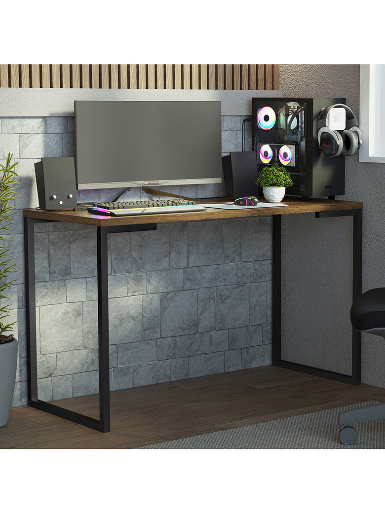 Mesa de Escritório Industrial 120cm Rustic Madesa