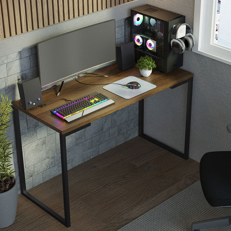 Mesa de Escritório Industrial 120cm Rustic Madesa