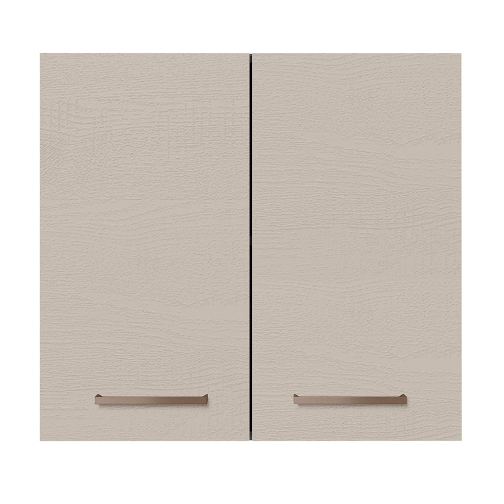 Armário Aéreo 70 cm 2 Portas Branco/Crema Agata Madesa
