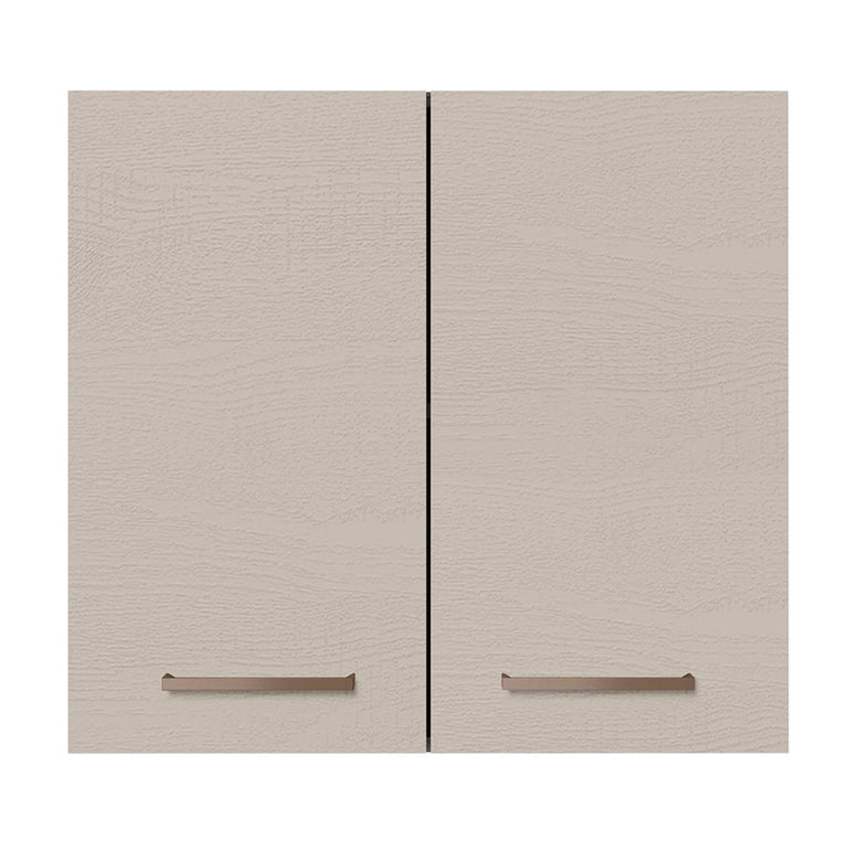 Armário Aéreo 70 cm 2 Portas Branco/Crema Agata Madesa