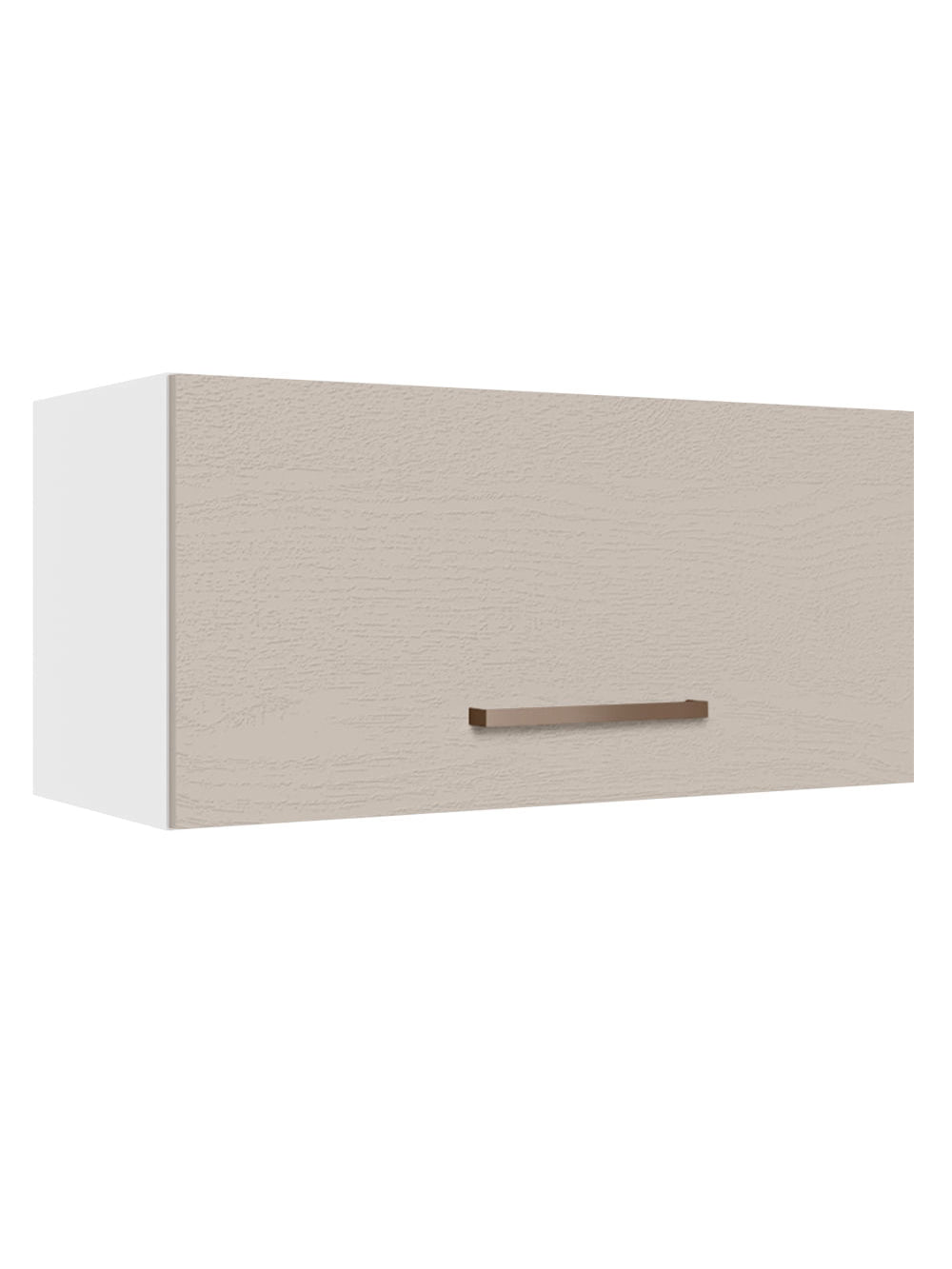 Armário Aéreo 70 cm 1 Porta Basculante Branco/Crema Agata Madesa - Branco/Crema