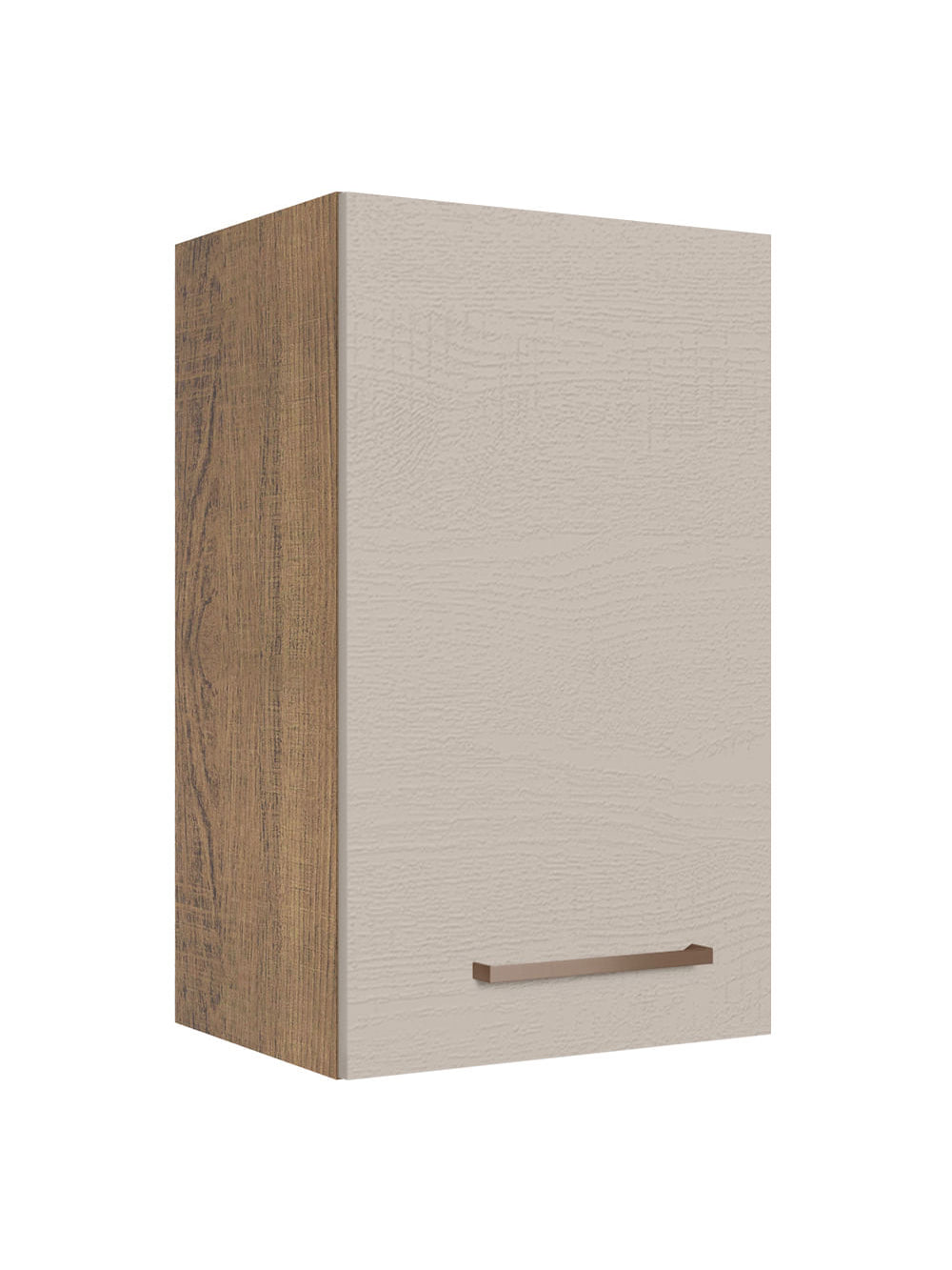 Armário Aéreo 40 cm 1 Porta Rustic/Crema Agata Madesa - Rustic/Crema