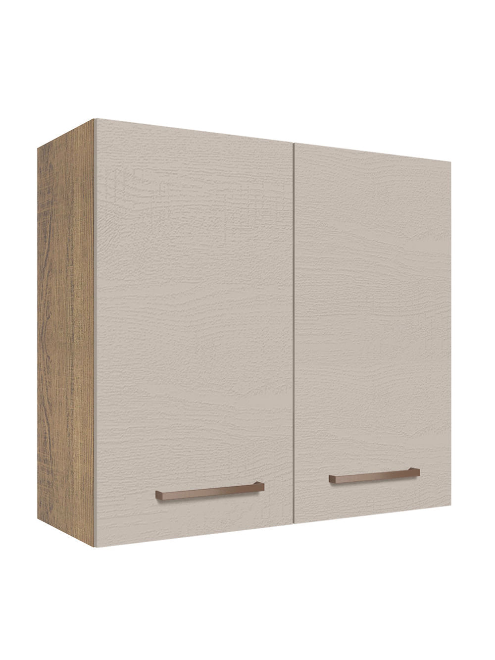 Armário Aéreo 70 cm 2 Portas Rustic/Crema Agata Madesa - Rustic/Crema