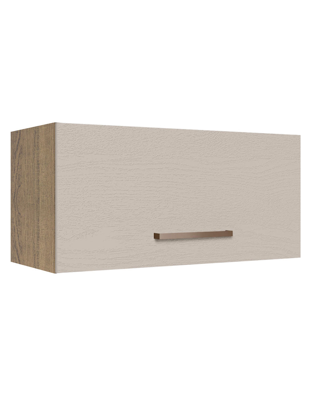 Armário Aéreo 70 cm 1 Porta Basculante Rustic/Crema Agata Madesa - Rustic/Crema