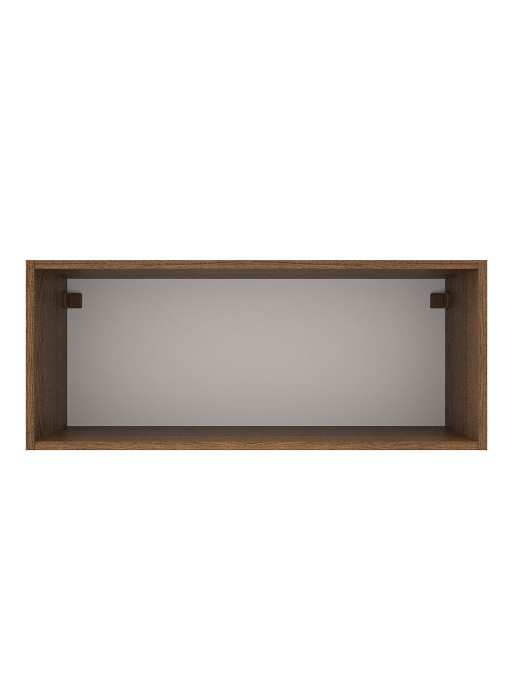 Armário Aéreo 80 cm 1 Porta Basculante Rustic/Crema Agata Madesa