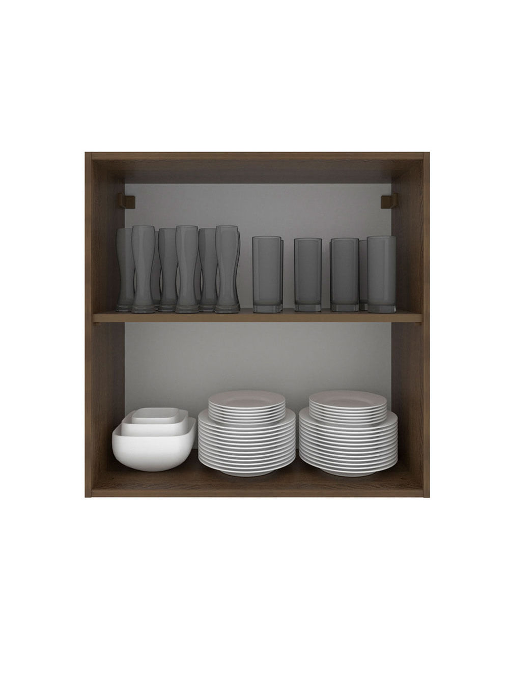 Armário Aéreo 70 cm 2 Portas Rustic Stella Madesa