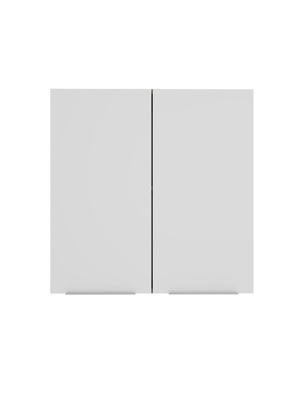 Armário Aéreo 70 cm 2 Portas Rustic/Branco Stella Madesa