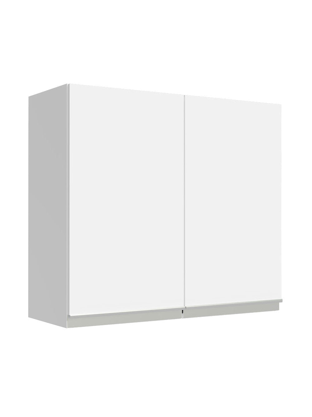 Armário Aéreo 70 cm 2 Portas Branco Glamy Madesa - Branco