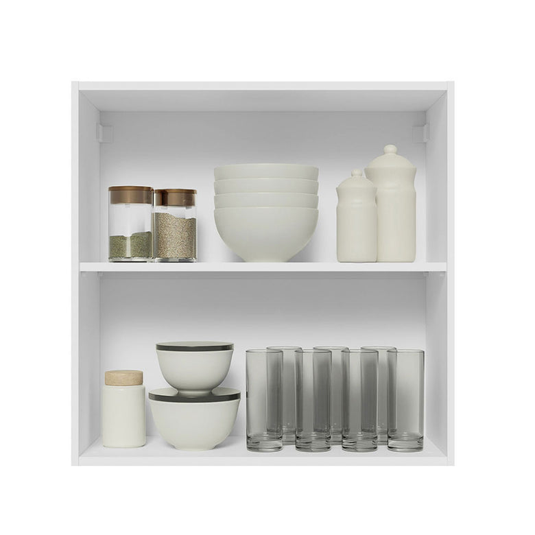 Armário Aéreo 70 cm 2 Portas Branco Glamy Madesa