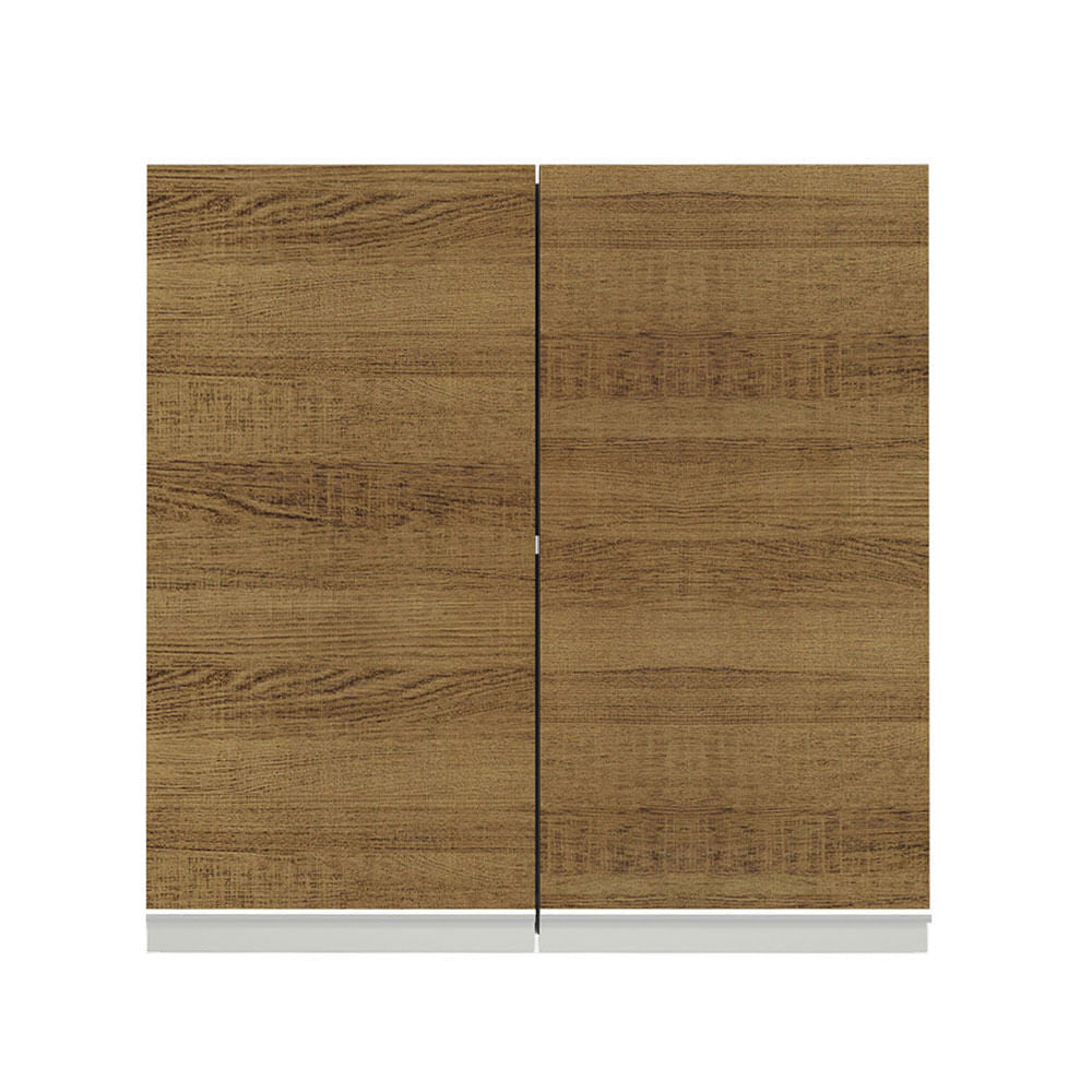 Armário Aéreo 70 cm 2 Portas Branco/Rustic Glamy Madesa