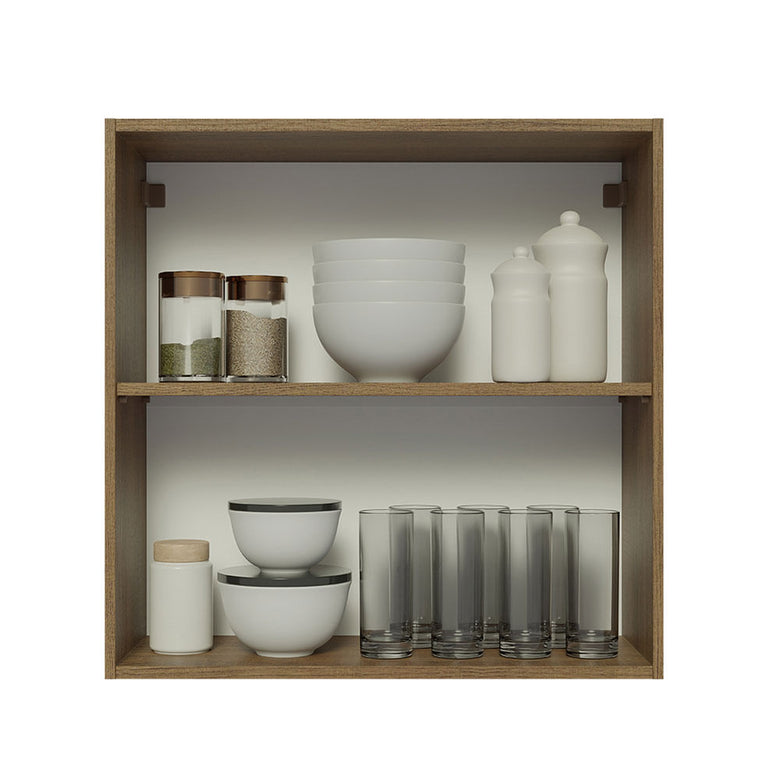 Armário Aéreo 70 cm 2 Portas Rustic Glamy Madesa