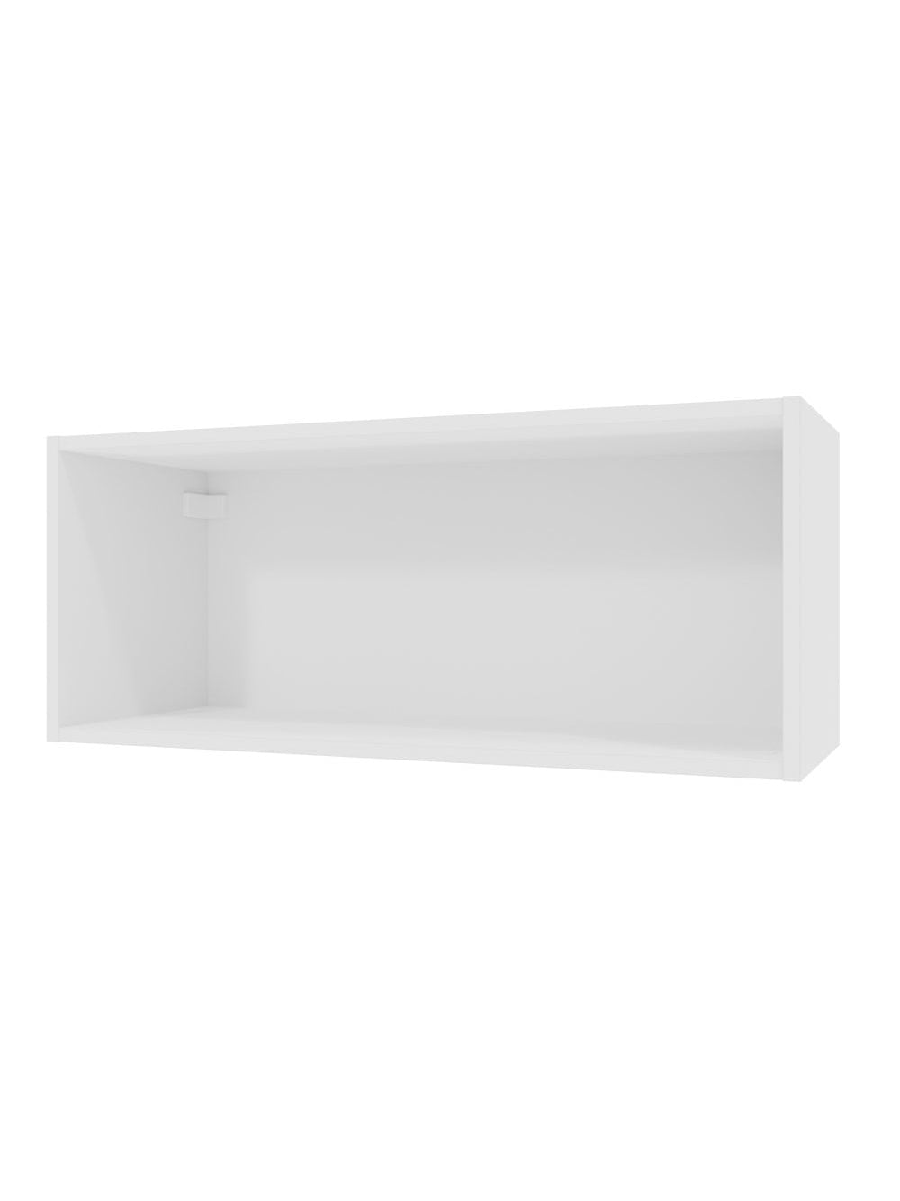Armário Aéreo 80 cm Nicho Aberto para Cozinhas Lux, Glamy, Agata, Stella Branco Madesa - Branco