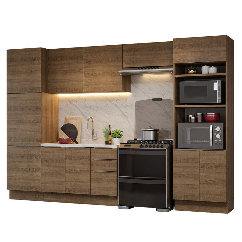 Armário de Cozinha Completa 330cm Rustic Stella Madesa 02