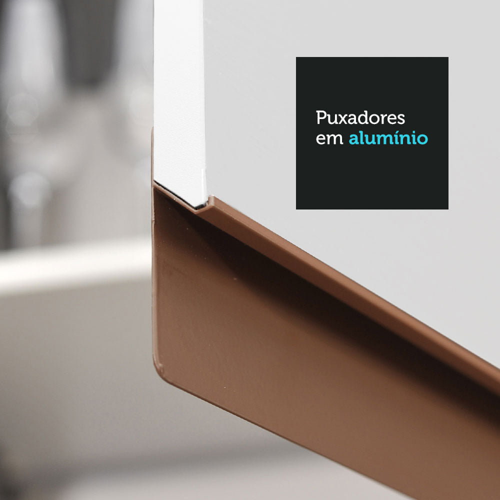 Armário Aéreo 70 cm 2 Portas Branco Reims Madesa