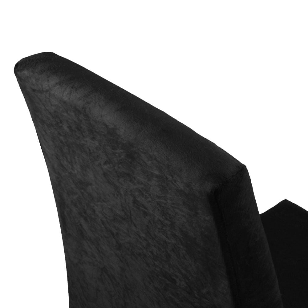 Conjunto Sala de Jantar Mesa Tampo de Vidro 4 Cadeiras Rustic/Preto/Oxford Anaju Madesa