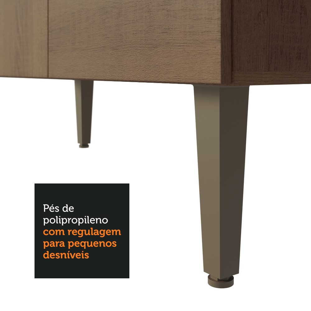 Armário de Cozinha Compacta 235cm Rustic Gourmet Madesa 01