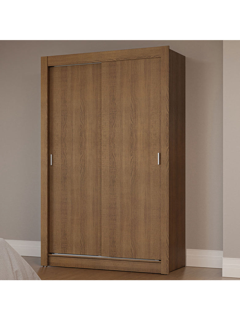 Guarda-Roupa Solteiro 2 Portas de Correr Rustic Milano Madesa