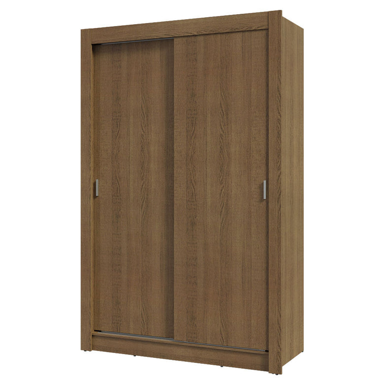 Guarda-Roupa Solteiro 2 Portas de Correr Rustic Milano Madesa