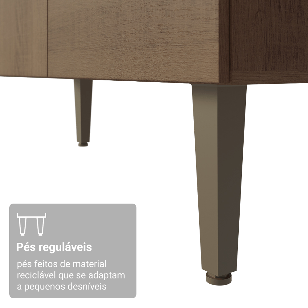 Armário de Cozinha Compacta 235cm Rustic Gourmet Madesa XB03