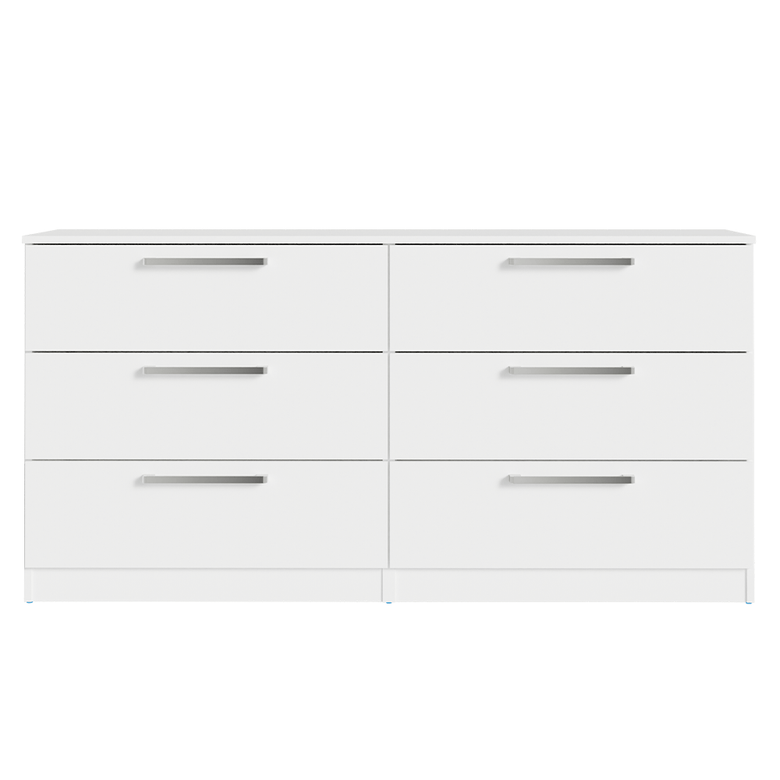 Cômoda Infantil 6 Gavetas Branco 3435 Madesa