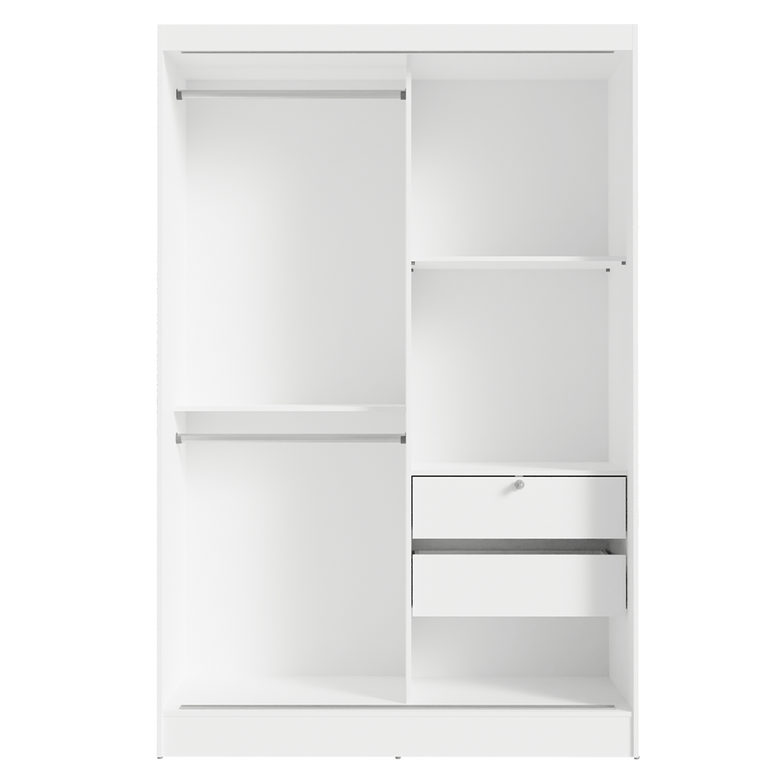 Quarto Infantil Completo Guarda-Roupa 2 Portas 2 Gavetas e Cômoda Madesa