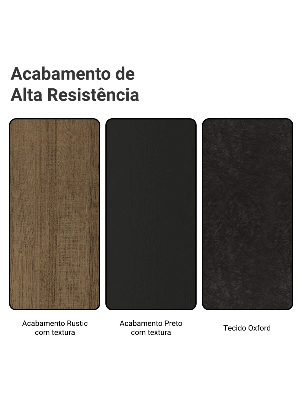 Conjunto Sala de Jantar Mesa Tampo de Vidro 4 Cadeiras Rustic/Preto/Oxford Zion Madesa