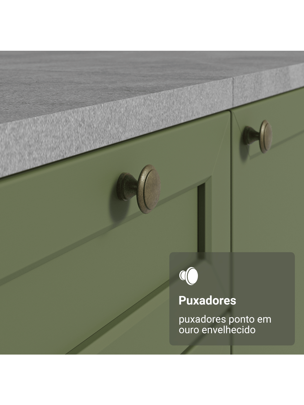 Armário Aéreo 35 cm 1 Porta Branco/Verde Vik Madesa