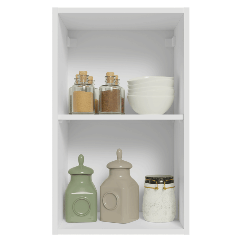 Armário Aéreo 40 cm 1 Porta Branco/Verde Vik Madesa